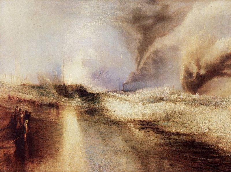 Leuchtraketen bei hohem Seegang, Joseph Mallord William Turner